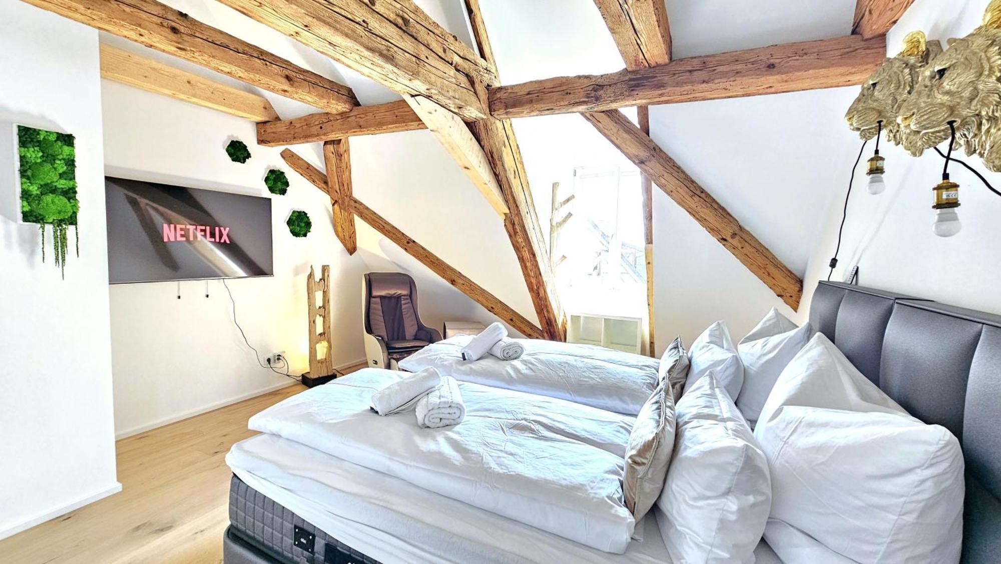 Wood World Luxury - Massage - Bergblick - Tranpolin- Parken Lejlighed Markdorf Eksteriør billede