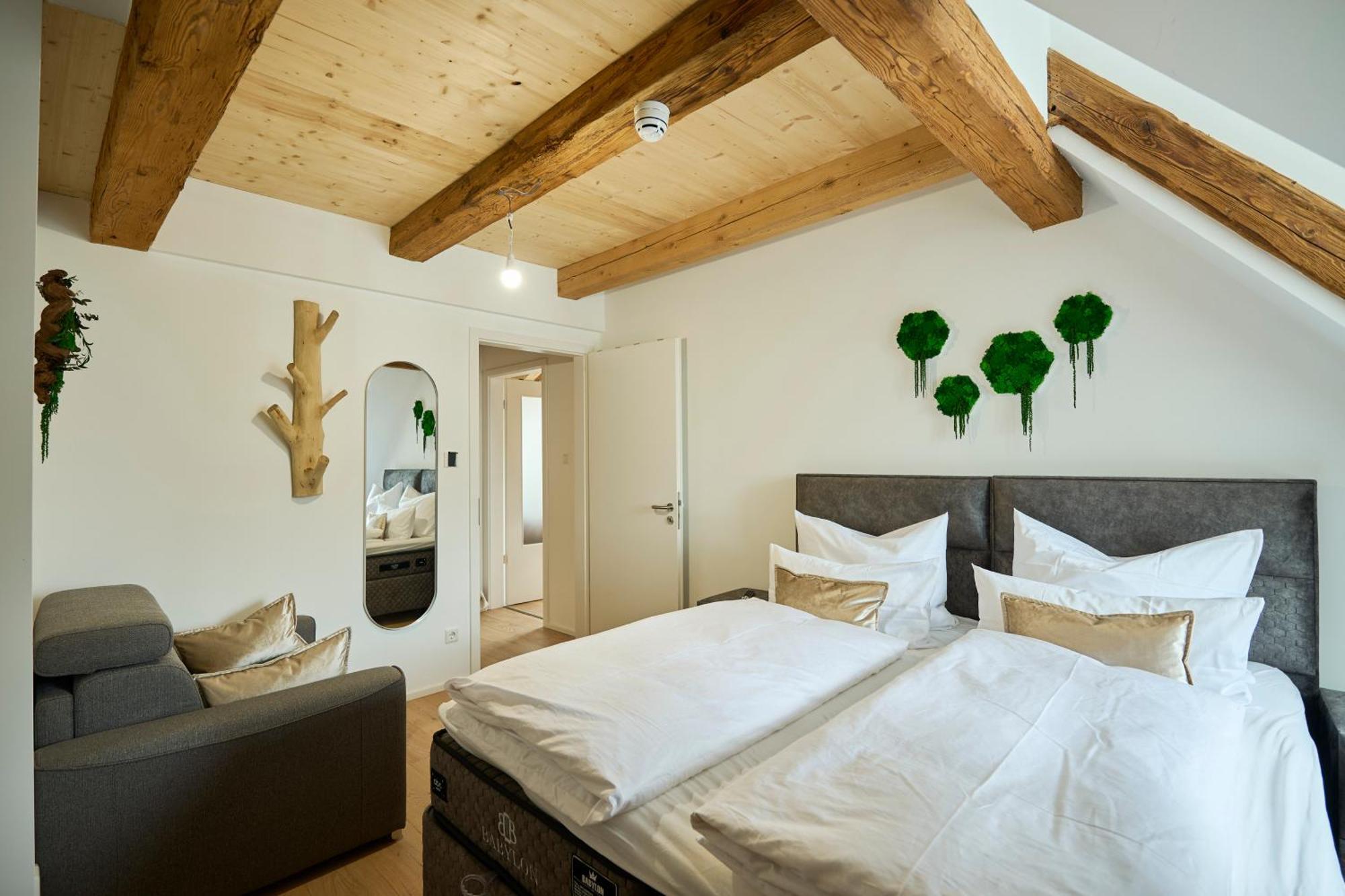 Wood World Luxury - Massage - Bergblick - Tranpolin- Parken Lejlighed Markdorf Eksteriør billede